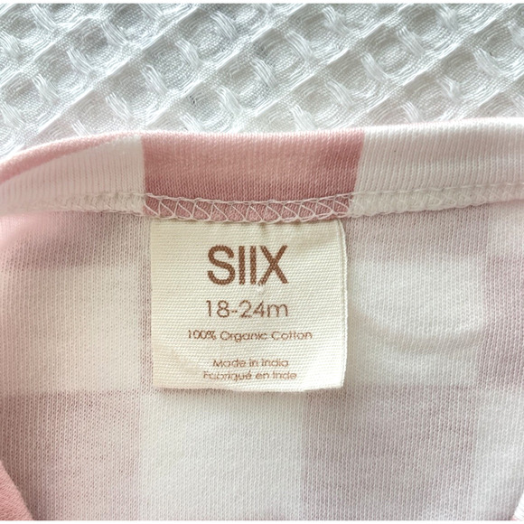 Siix Girls Size 18-24 Month Strawberry Shortcake Checkerboard Organic Cotton - Picture 2 of 3